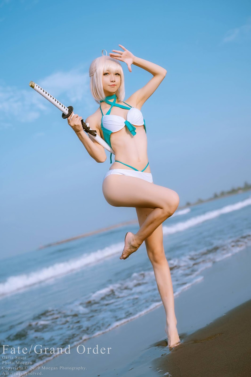 Cosplay [沖田凜花Rinka] 沖田総司 水着ver. (Fate Grand Order) 8