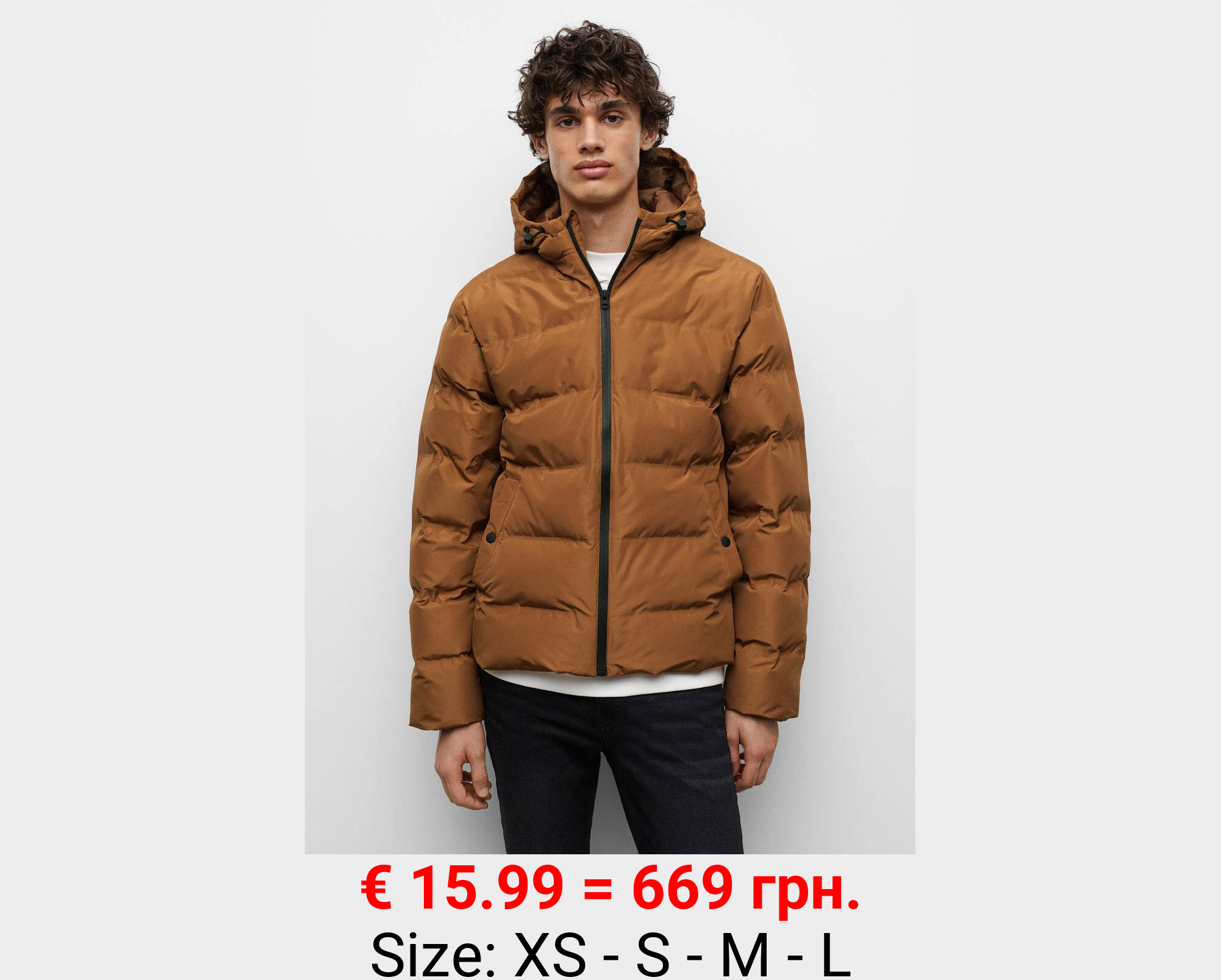 Anorak acolchado capucha