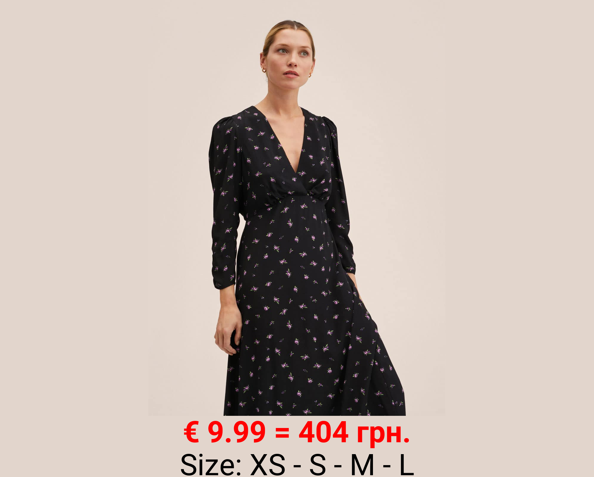 Vestido estampado floral