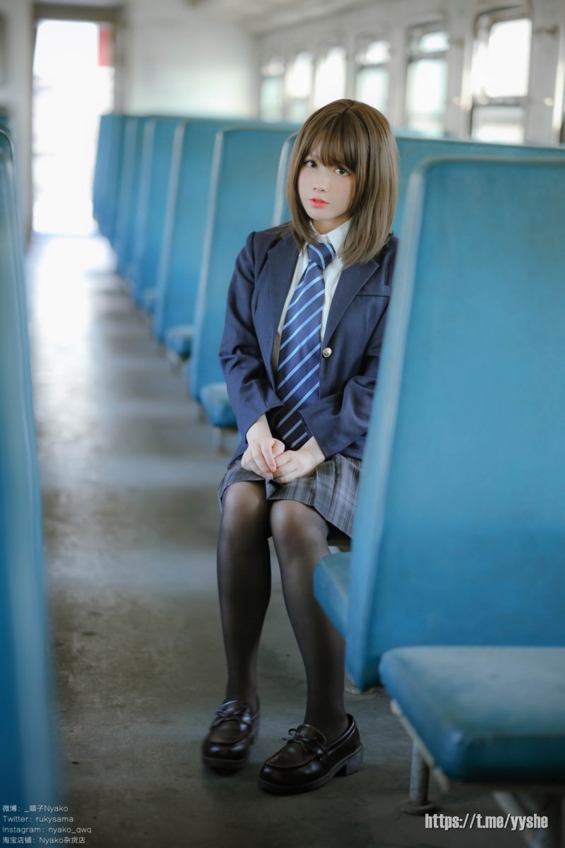 Nyako喵子 - 火车JK [80P+1V] 1