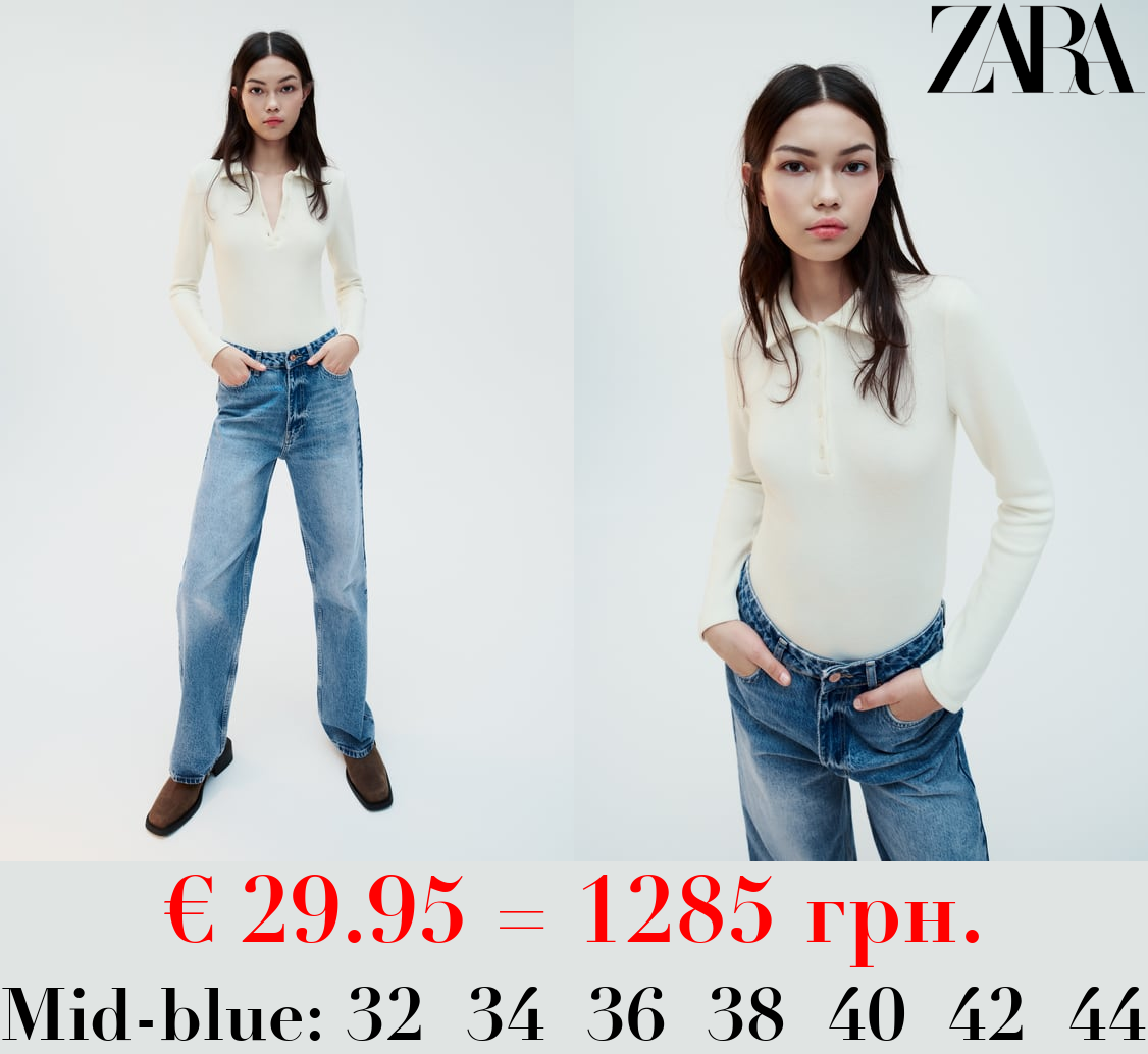 Z1975 STRAIGHT-FIT HIGH-WAIST FULL LENGTH JEANS