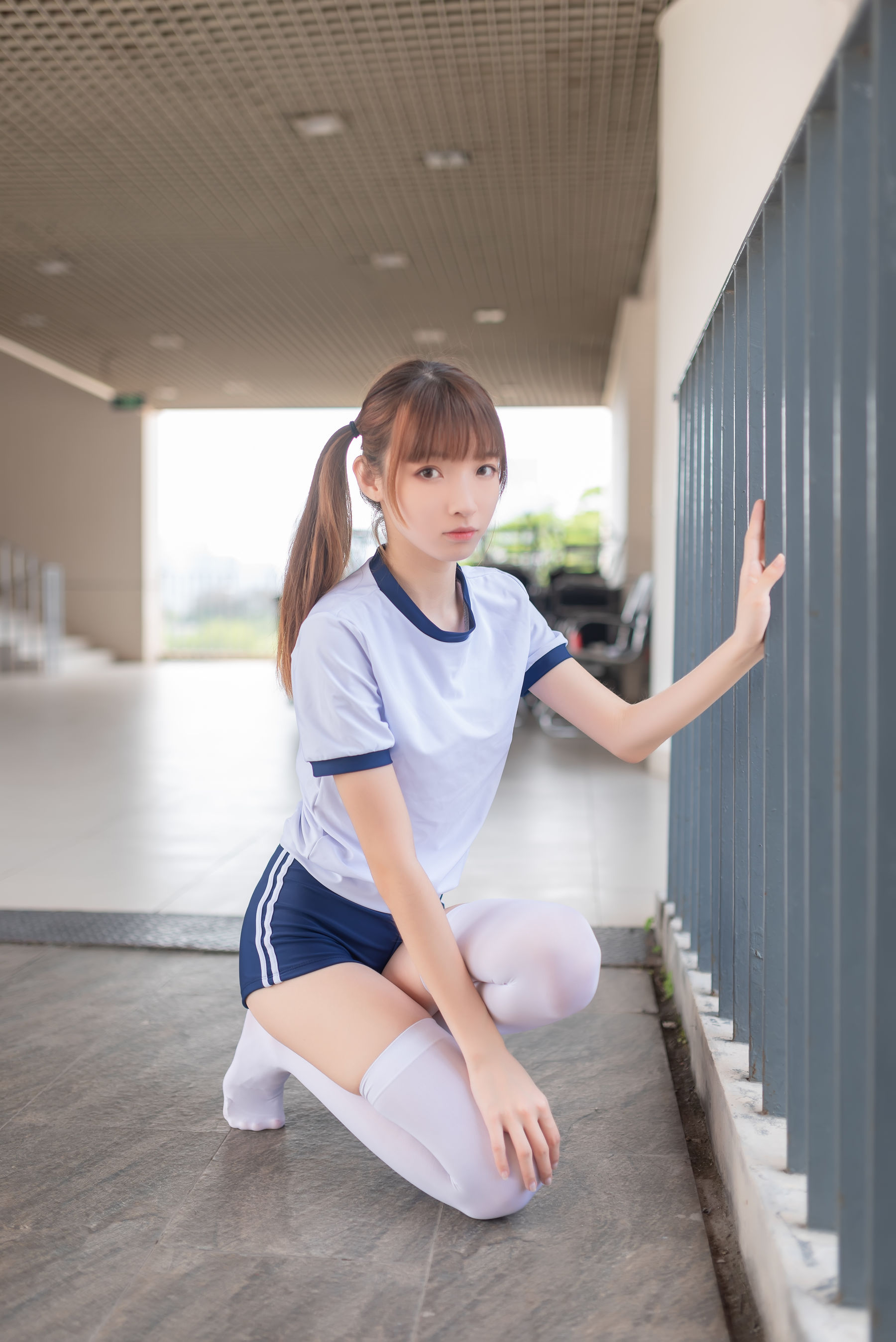 [风之领域]_NO.045_祖木子_清新体操服白丝女孩_写真集-写真图集共49P 6