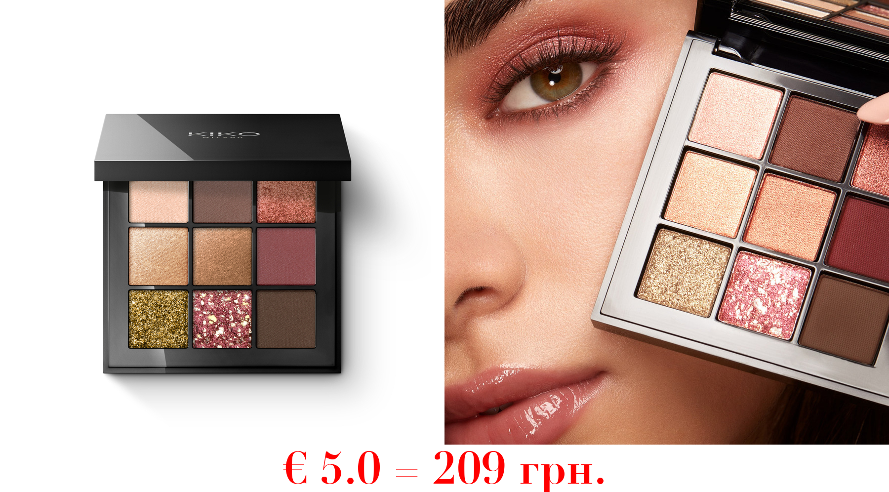 glamour multi finish eyeshadow palette