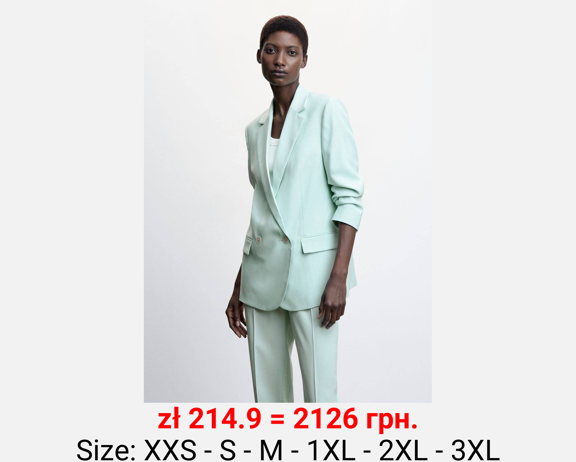 Americana traje doble botonadura