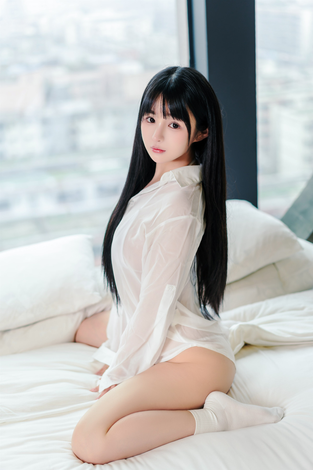 Cosplay 桜井宁宁 男友衬衫 4