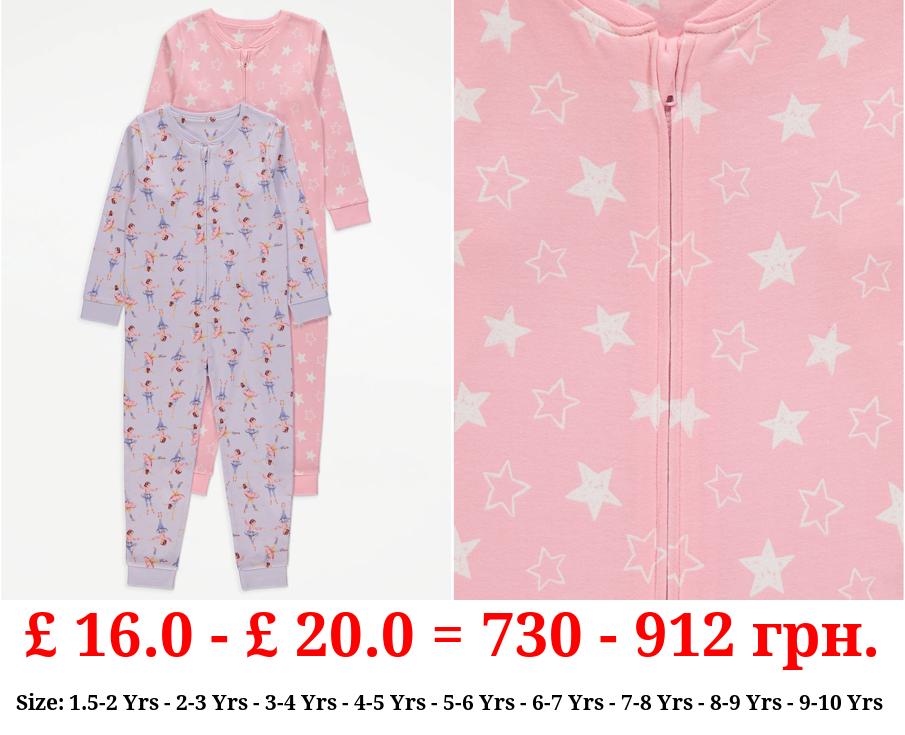 Ballerina Onesies 2 Pack
