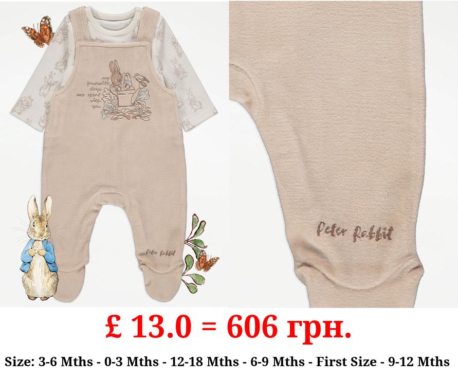 Peter Rabbit Bodysuit and Dungarees Outfit