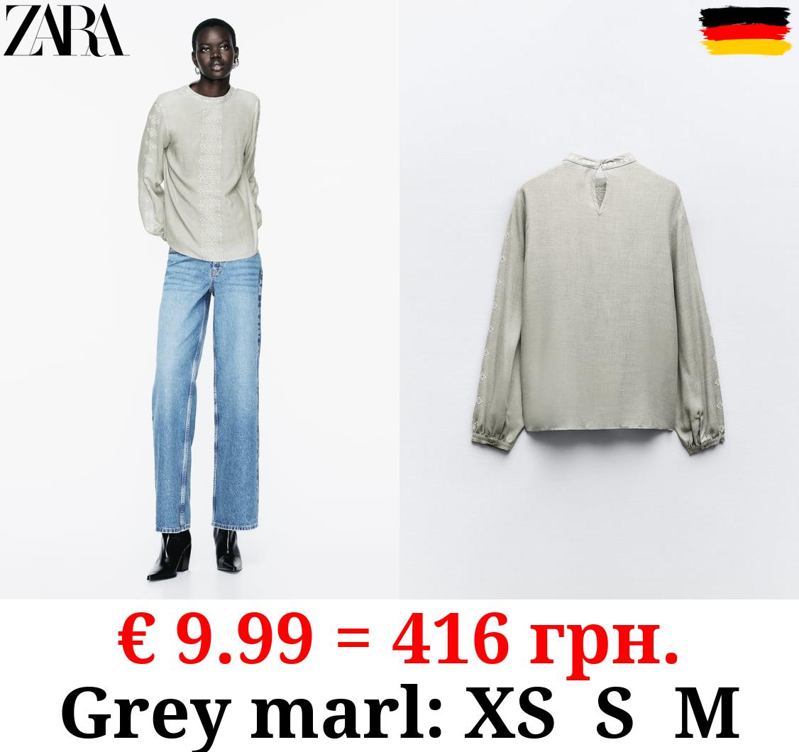 TOP WITH CUTWORK EMBROIDERY