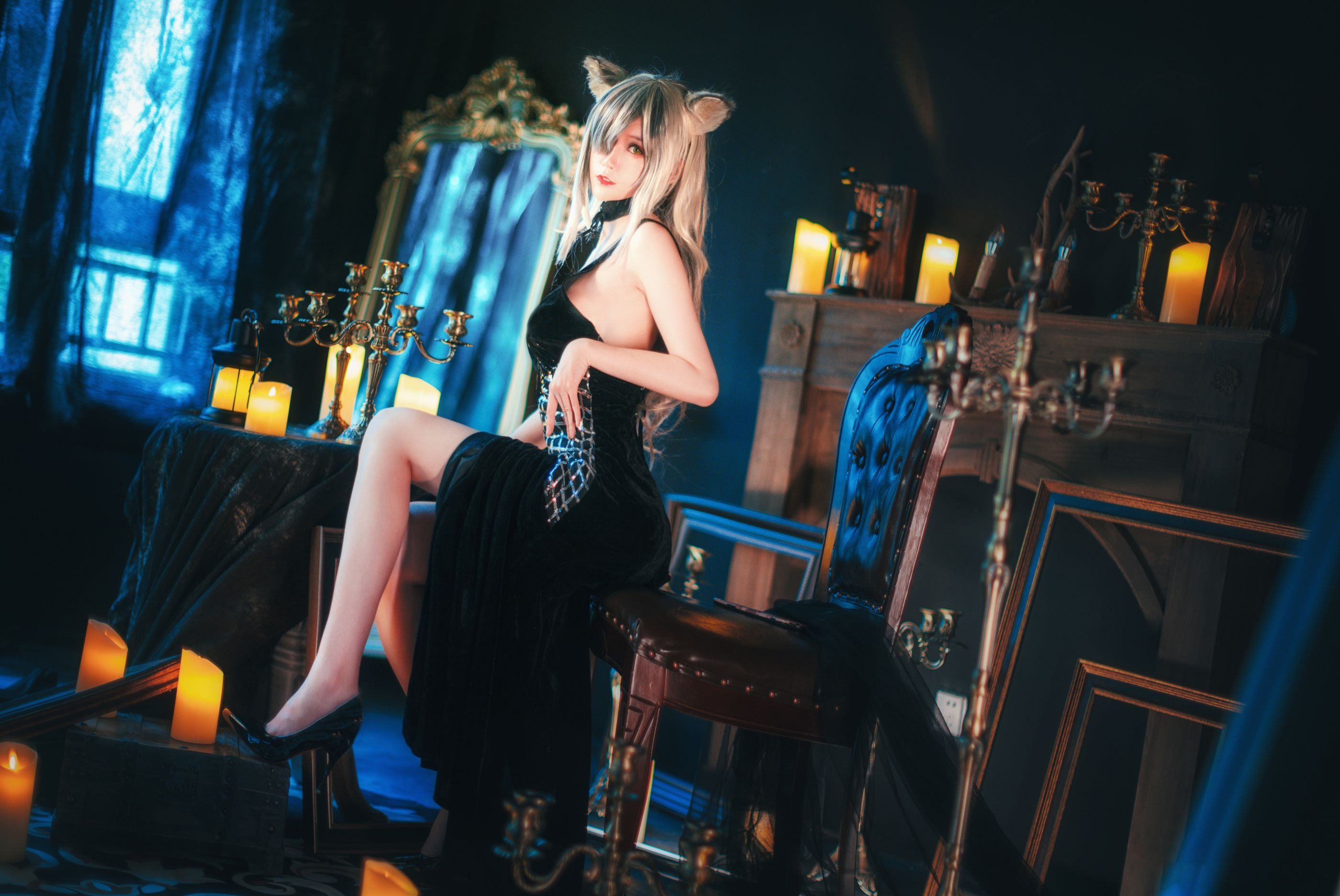 yui金鱼 - 八重樱+明日方舟 黑 [30P-167MB] 20