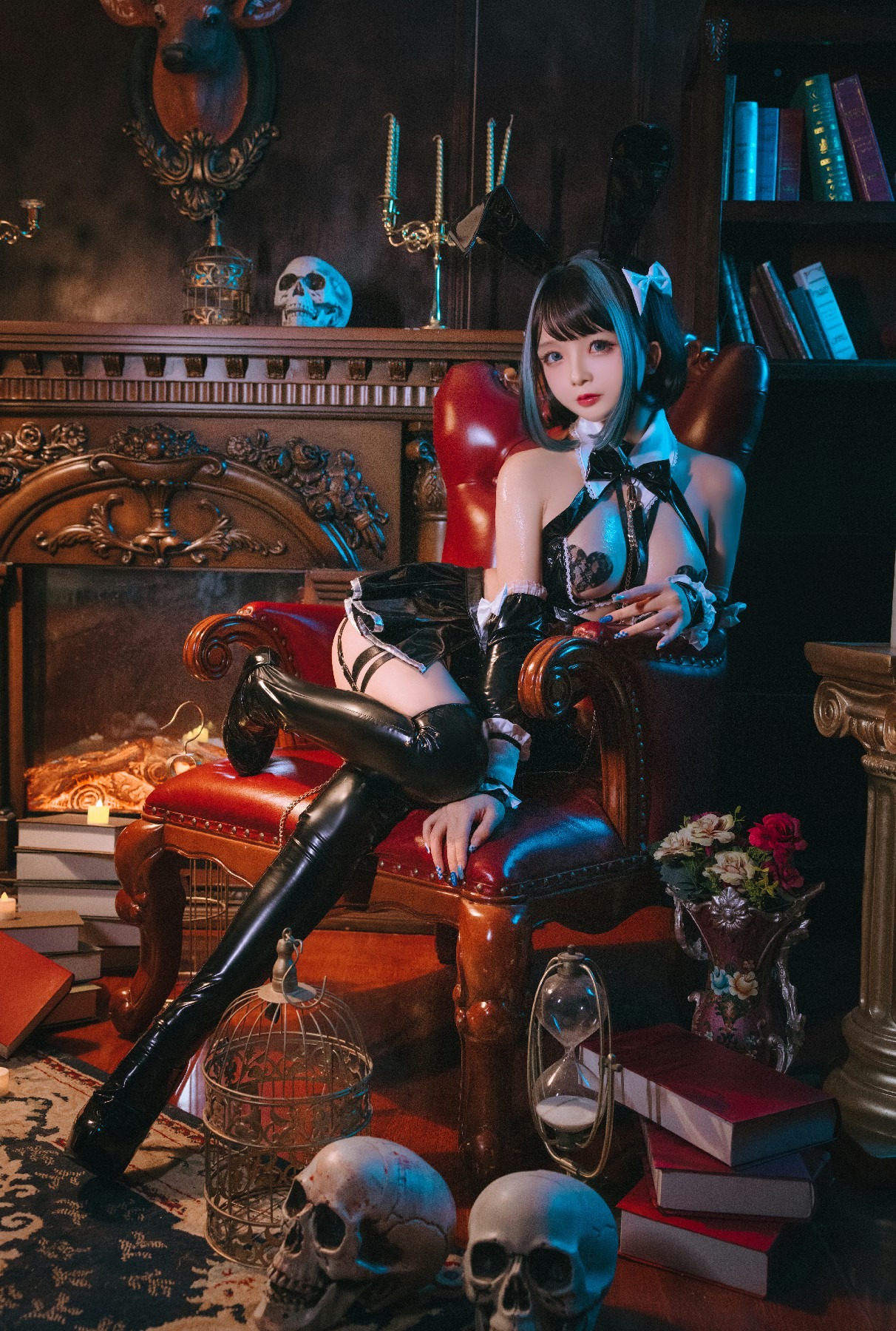 日奈娇 万圣恶魔皮衣 1