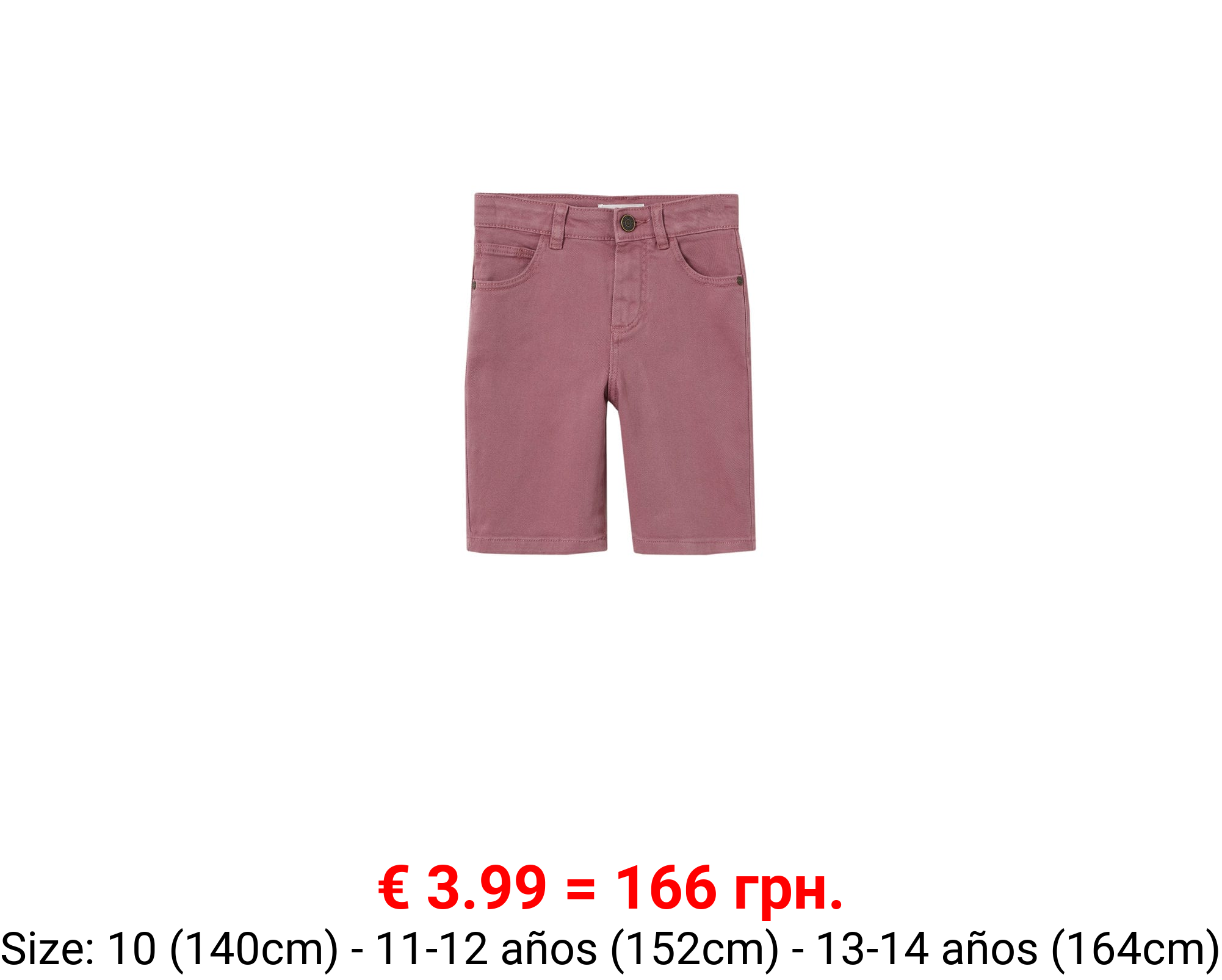 Bermudas denim algodón