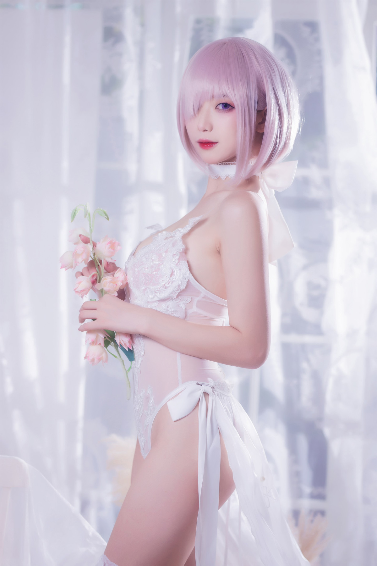 Cosplay 封疆疆v 婚纱玛修 26