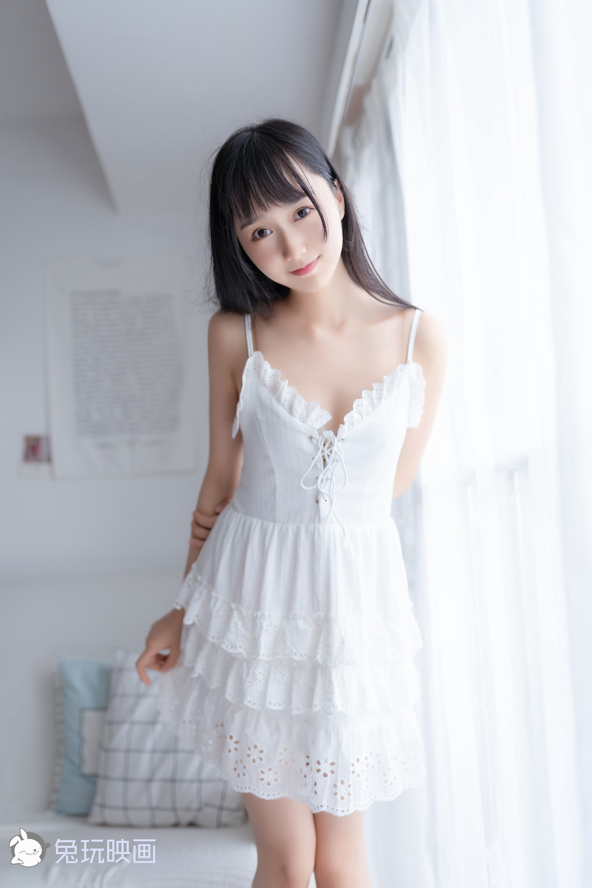 Cosplay 兔玩映画 白衣少女 23