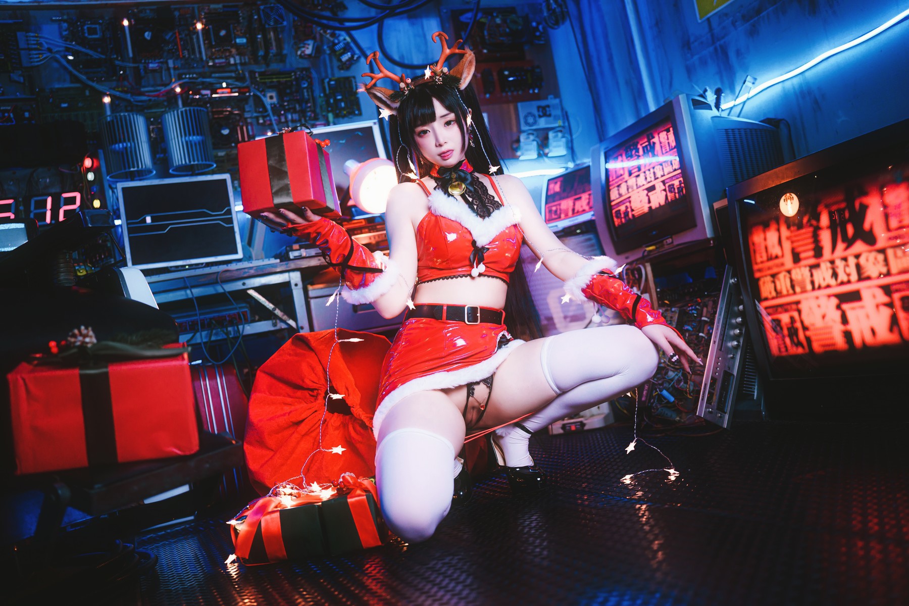 Cosplay 落落Raku Dear Deer ☆ 18