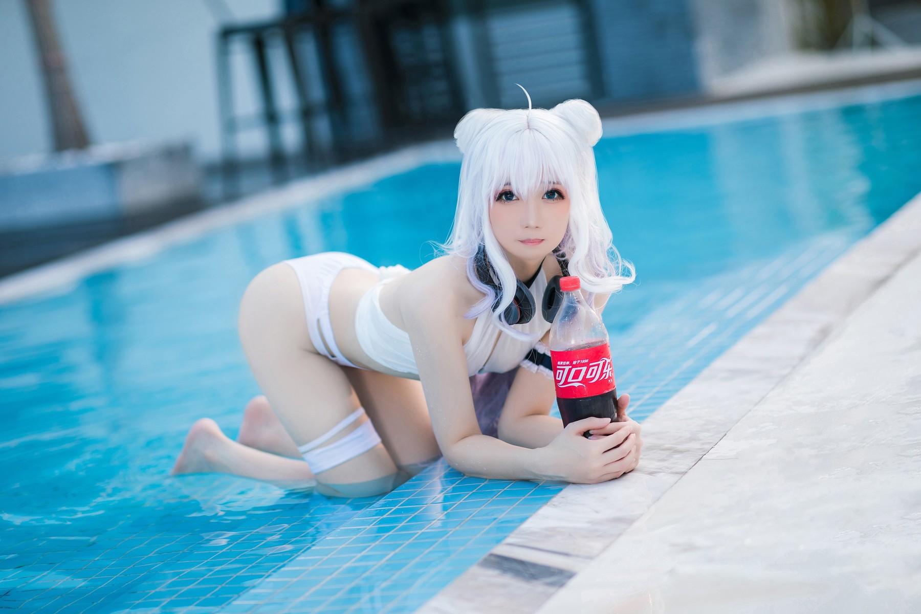 Cosplay 焖焖碳 恶毒泳衣 Vicious Swimsuit 11