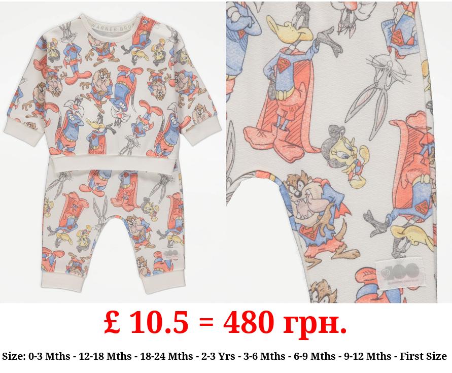 100 Years of Warner Bros Sweatshirt and Joggers Outfit