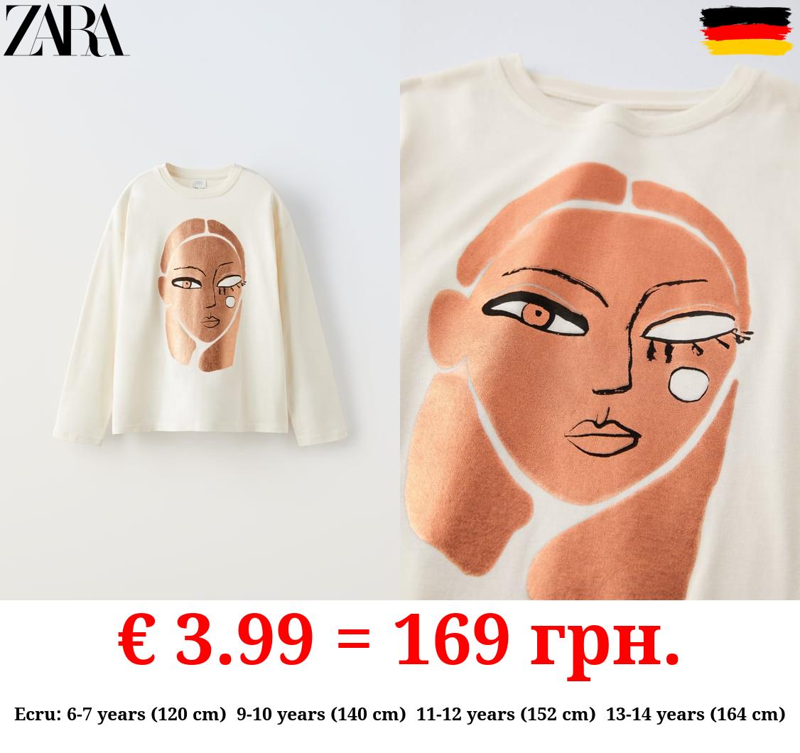 RHINESTONE FACE T-SHIRT