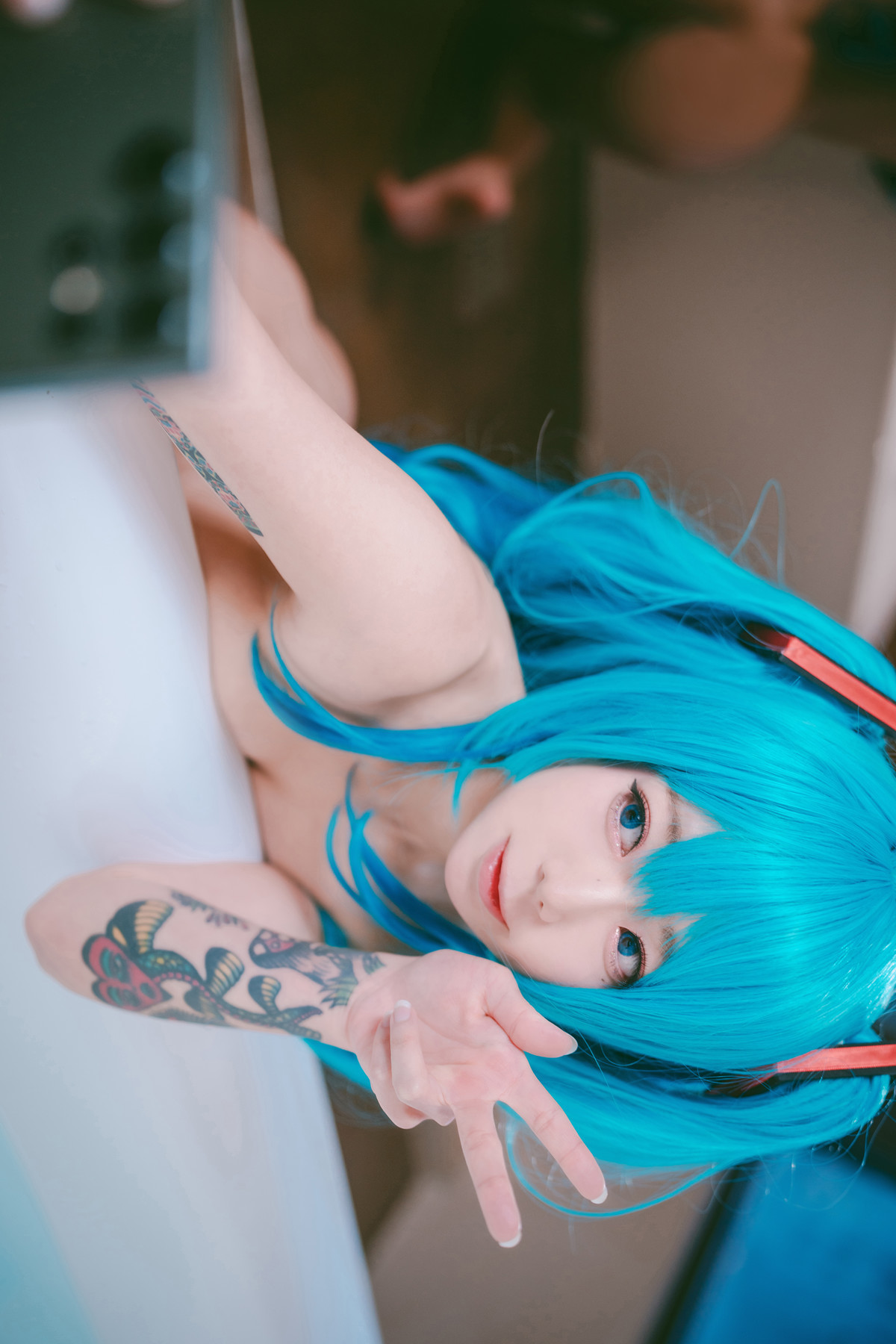 Cosplay Maruemon 마루에몽 Plug Me In Miku Set.01 59