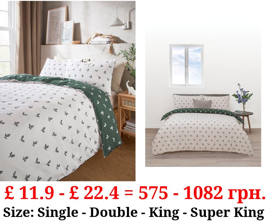 Just Wellness Green Cool Touch TENCEL™ Reversible Duvet Set