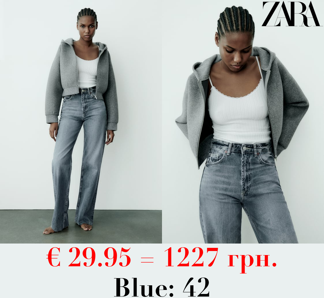 TRF HIGH-RISE WIDE-LEG JEANS