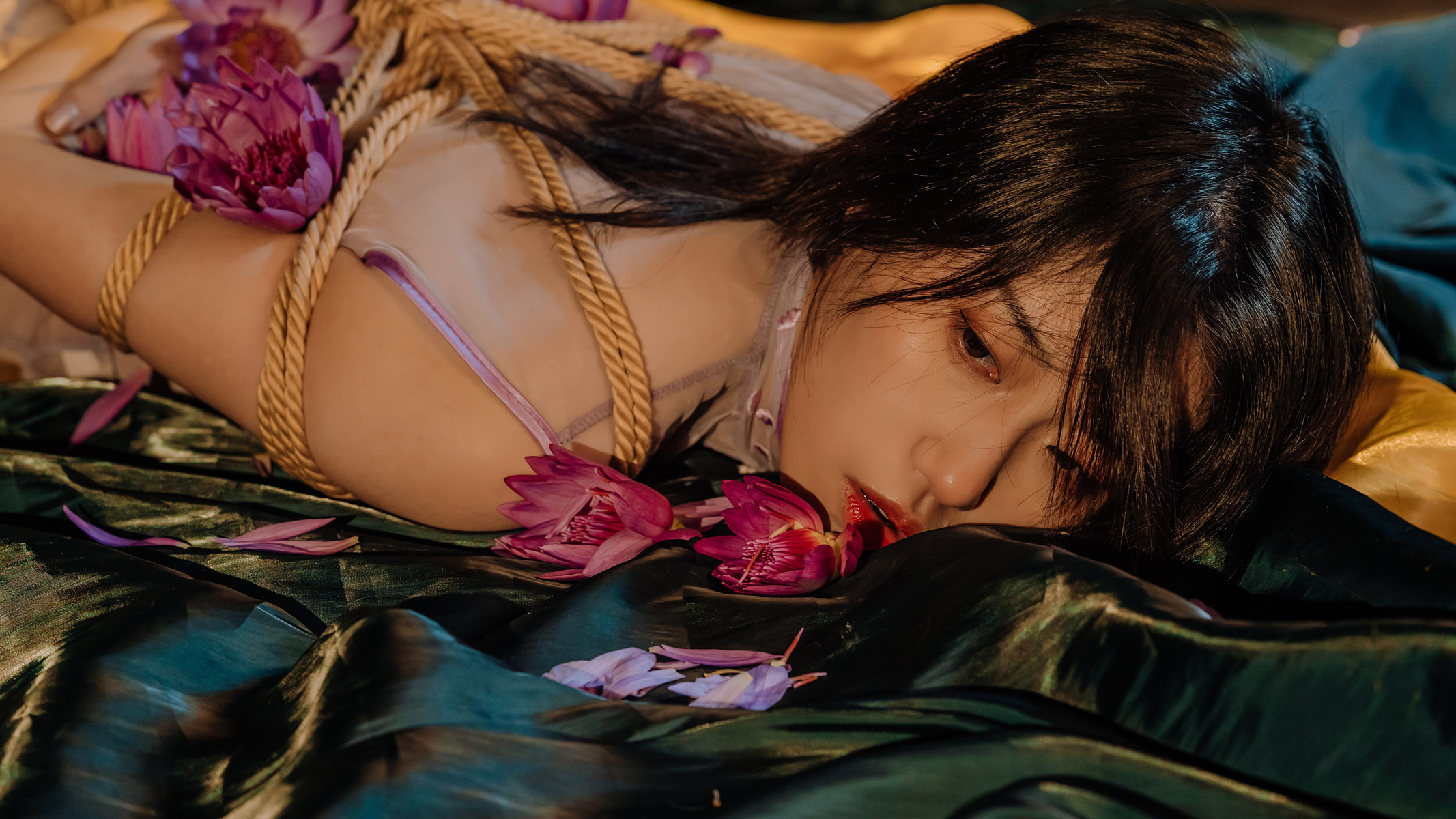 云溪溪 Cosplay 花与绳 Flower and Rope 15