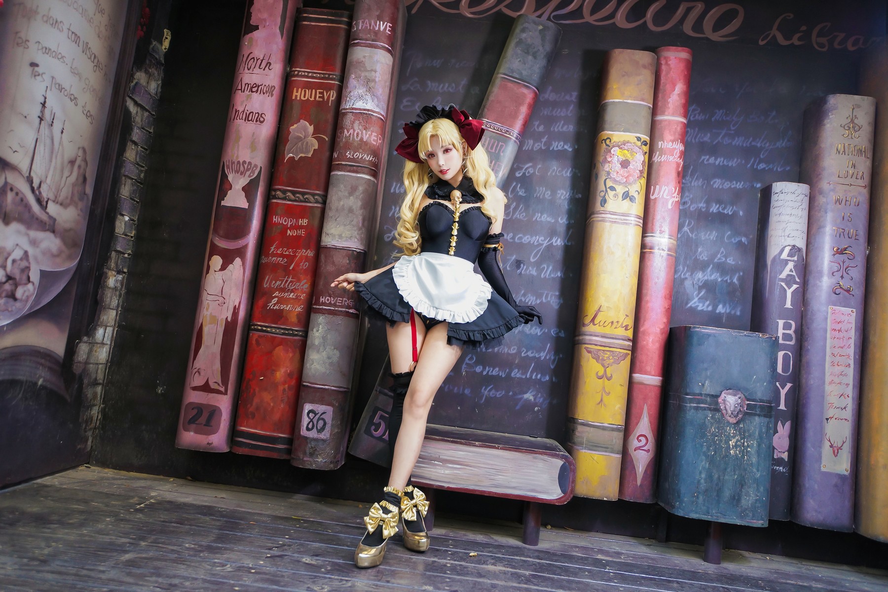 Cosplay ElyEE子 远坂凛 女仆 19
