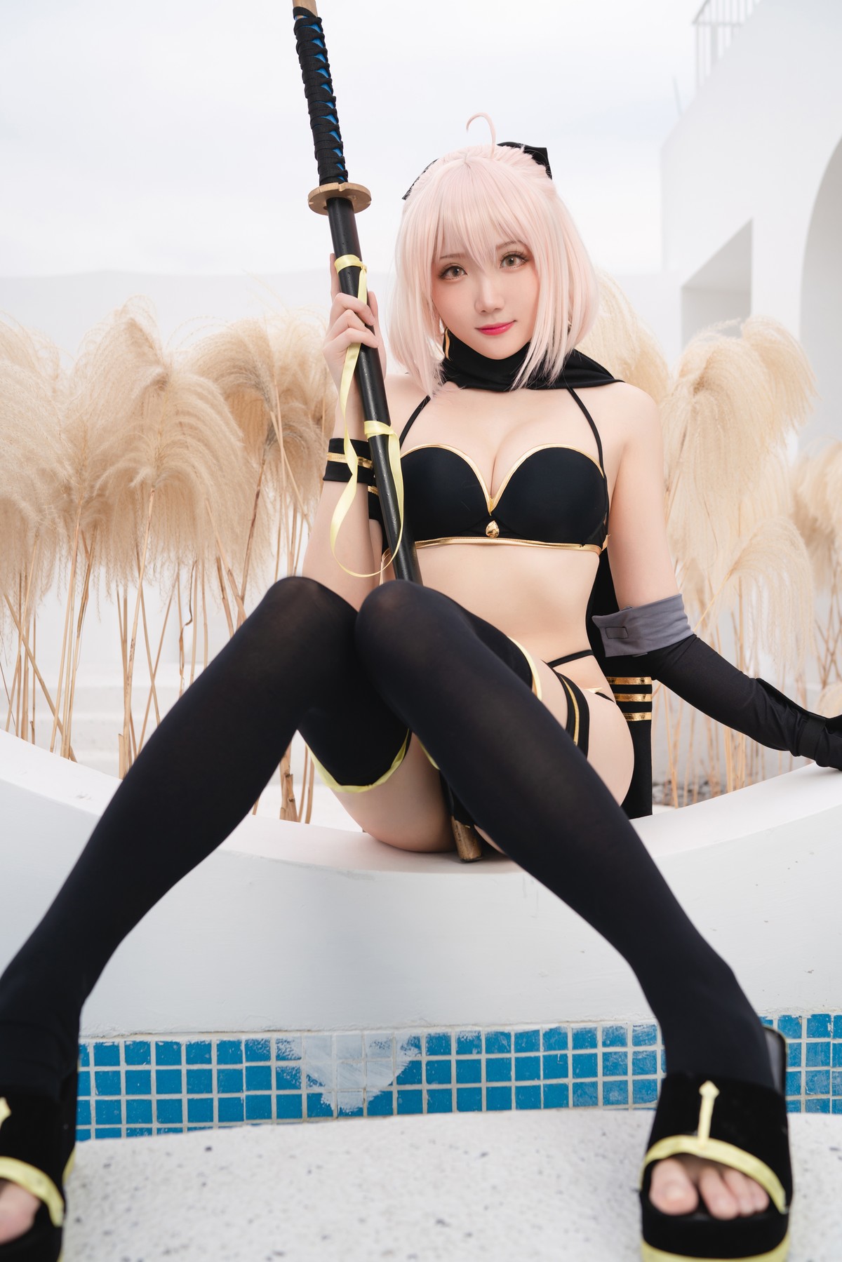 Cosplay 瓜希酱 总司 水着 20