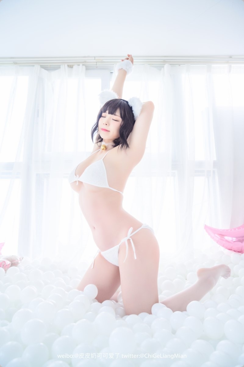 [Cos]皮皮奶 - 白猫[50P] 45