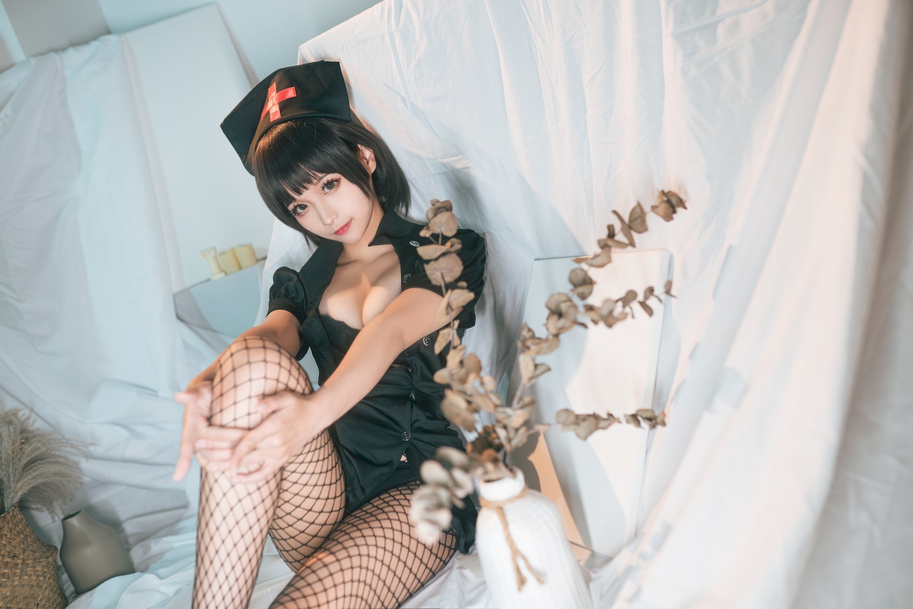 Cosplay 蠢沫沫 Chunmomo 护士 Dark Nurse 15