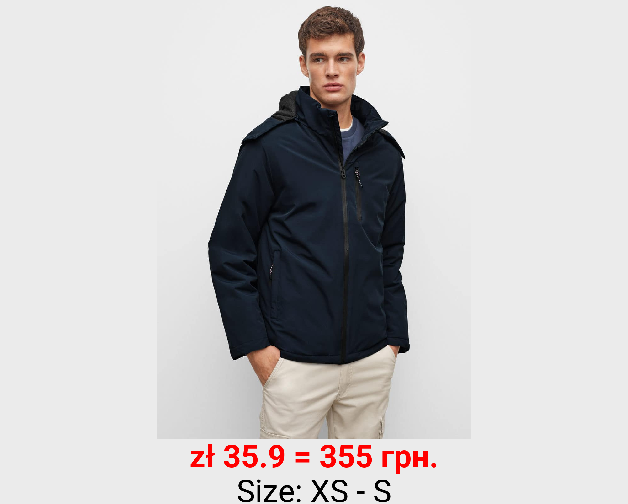 Anorak bolsillos cremallera