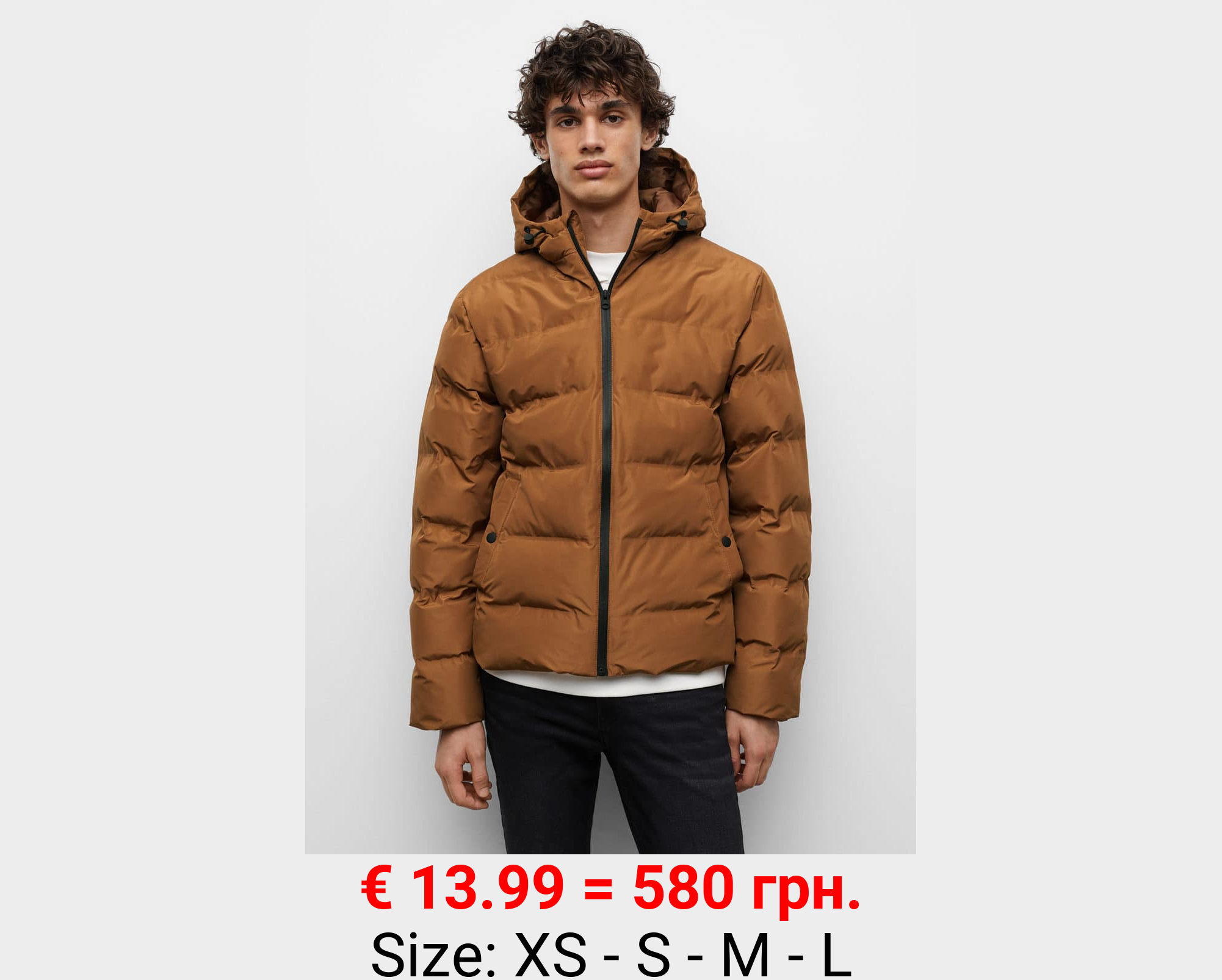 Anorak acolchado capucha