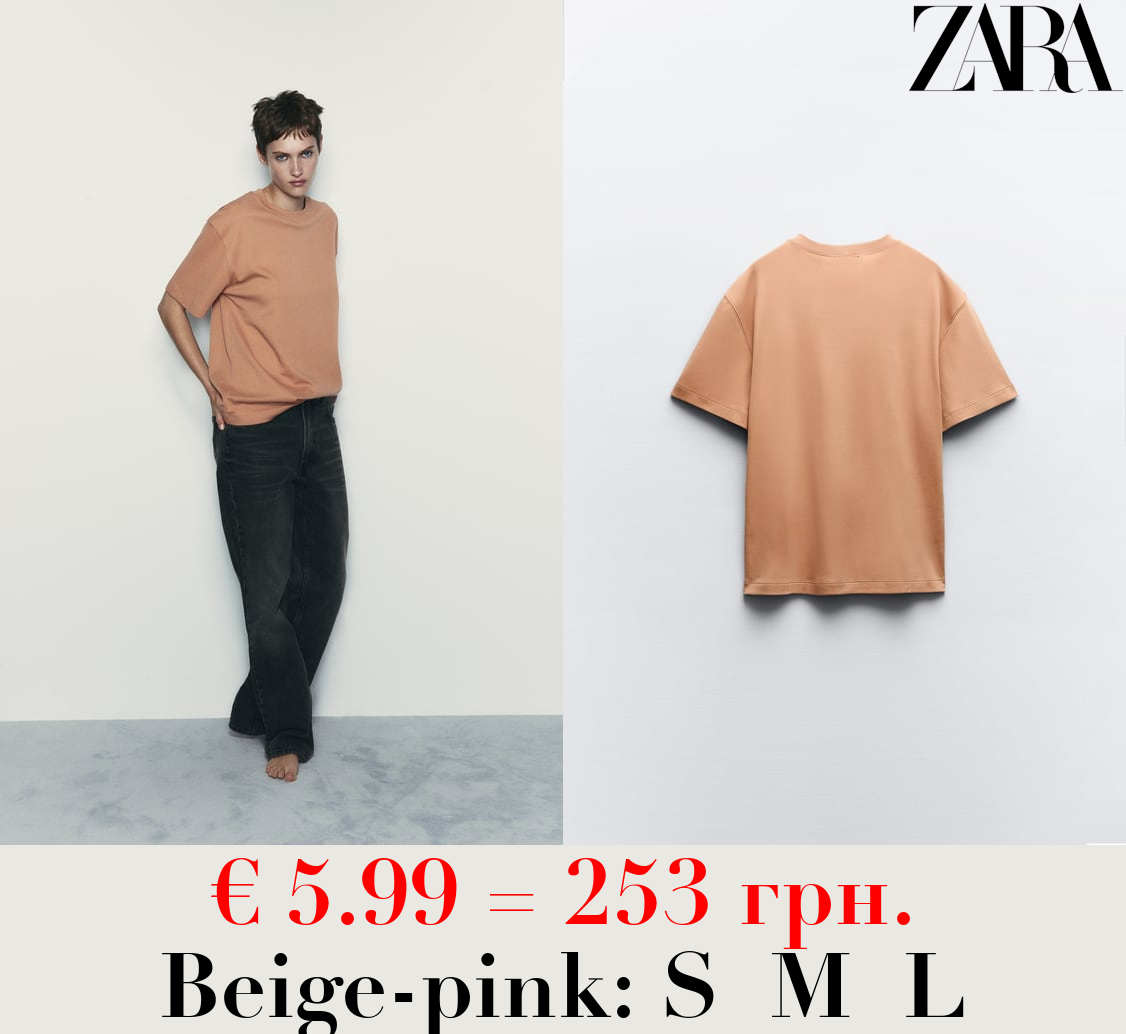 COTTON CLEAN EFFECT T-SHIRT