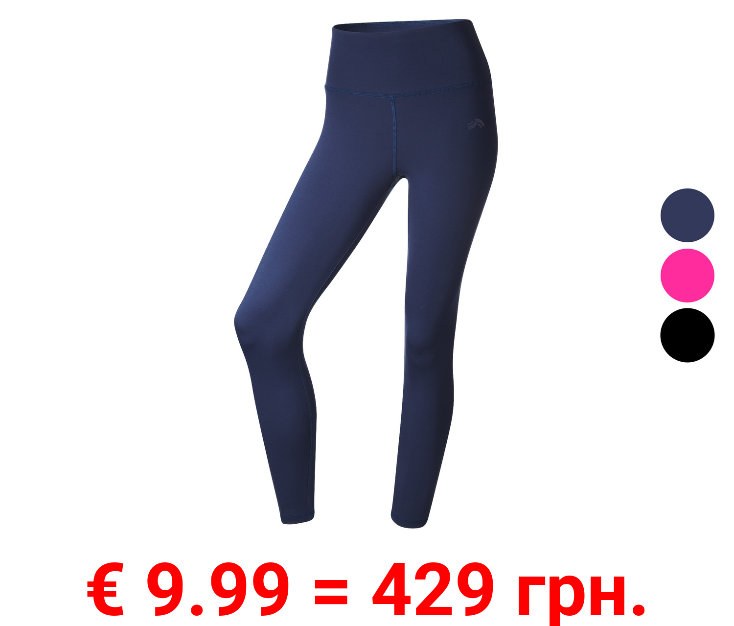 CRIVIT Damen Funktionstights mit integrierter Tasche im Bund