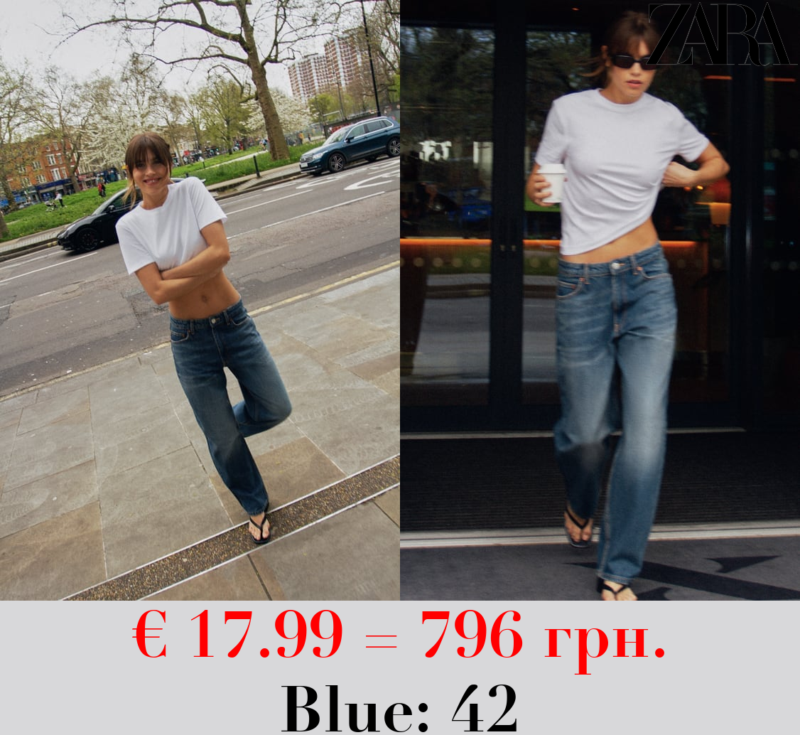 MID-RISE TAILORED BALLOON JEANS