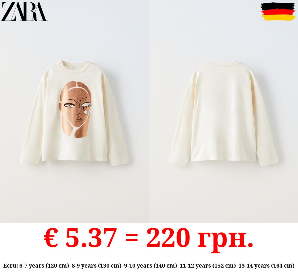 RHINESTONE FACE T-SHIRT