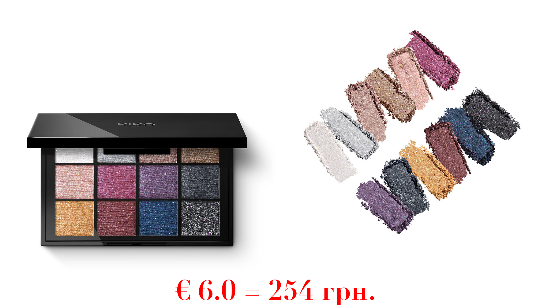 cult colours eyeshadow palettePalette mit verblendbarem Lidschatten