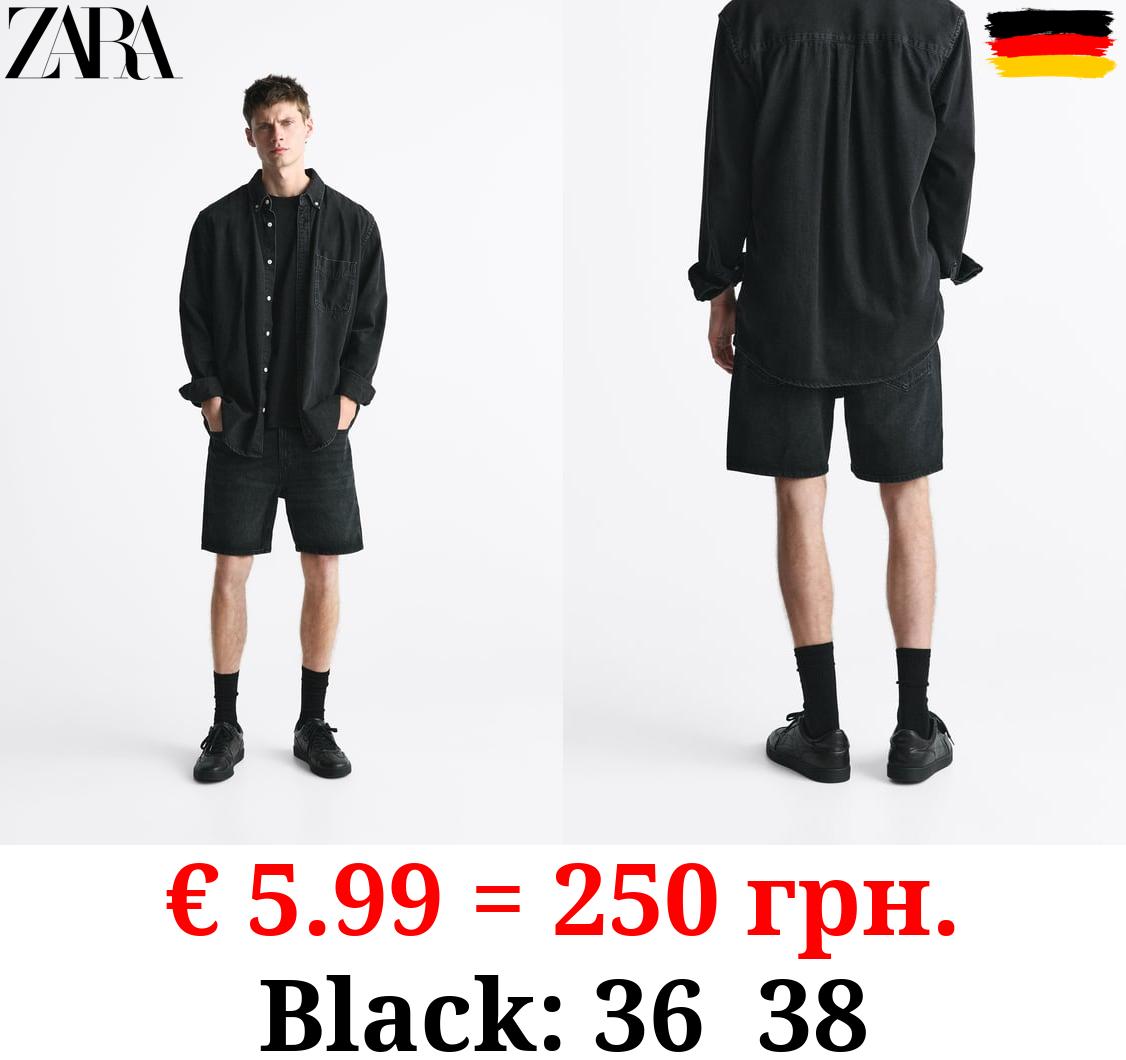 BASIC DENIM BERMUDA SHORTS