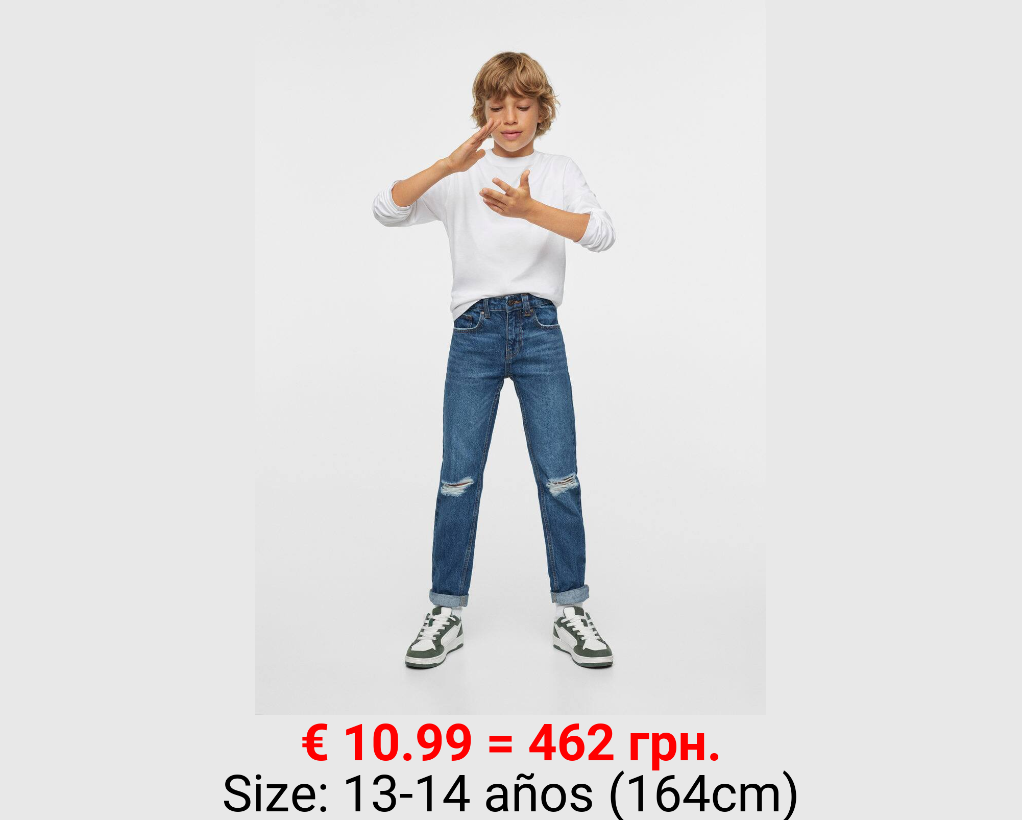 Jeans dad rotos decorativos