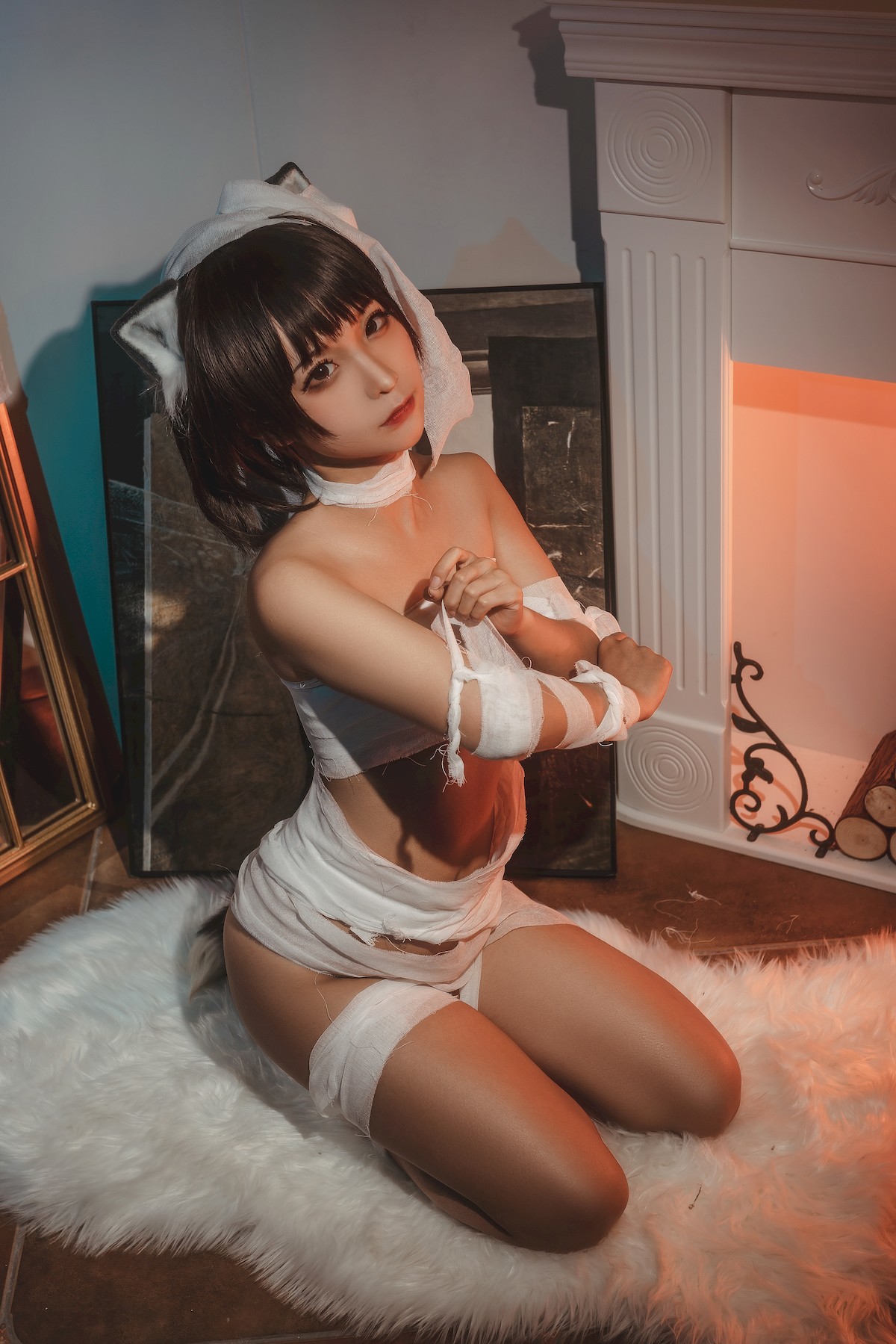 蠢沫沫 Cosplay 绷带猫 32