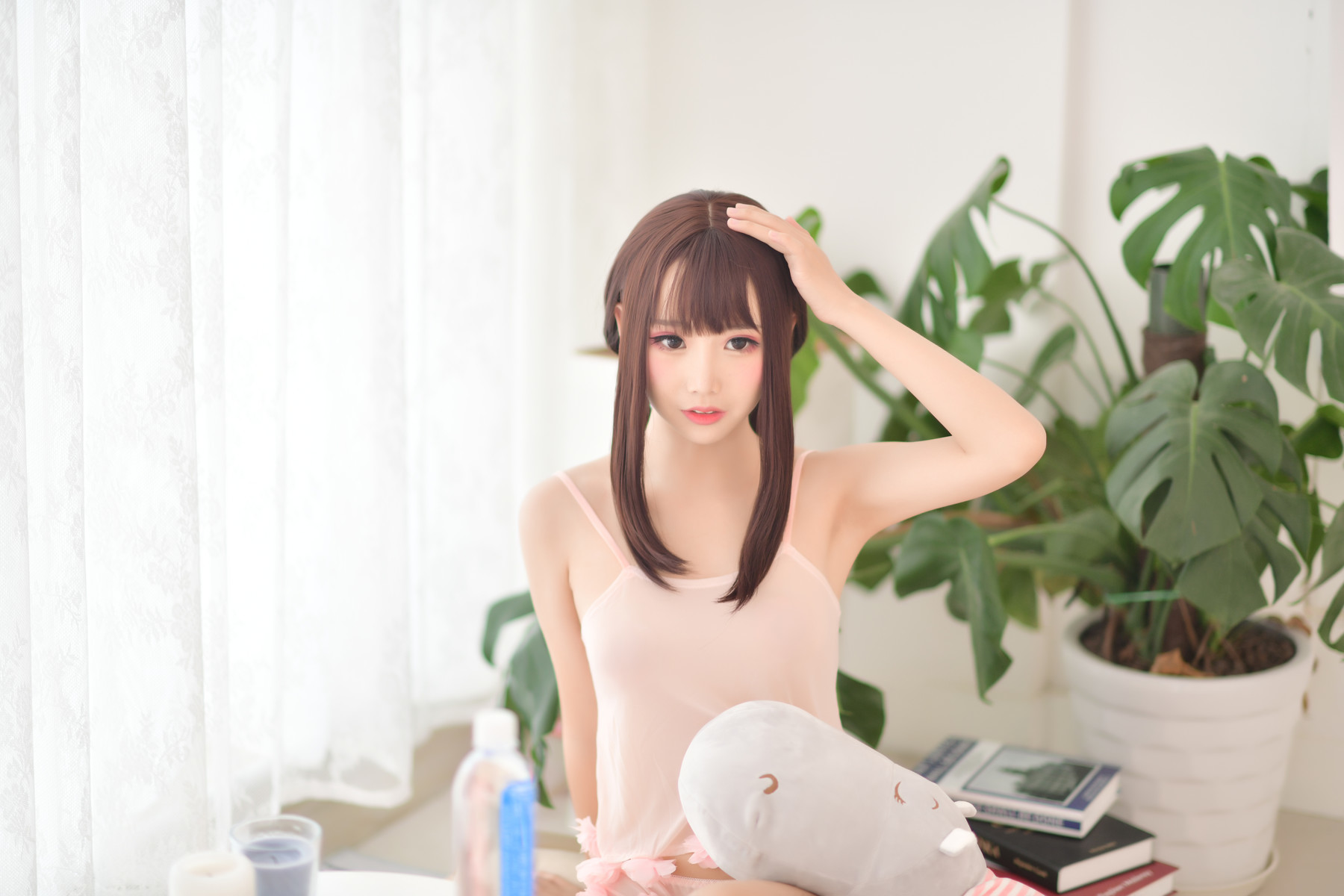 Cosplay 面饼仙儿 黑丝女仆私房 41
