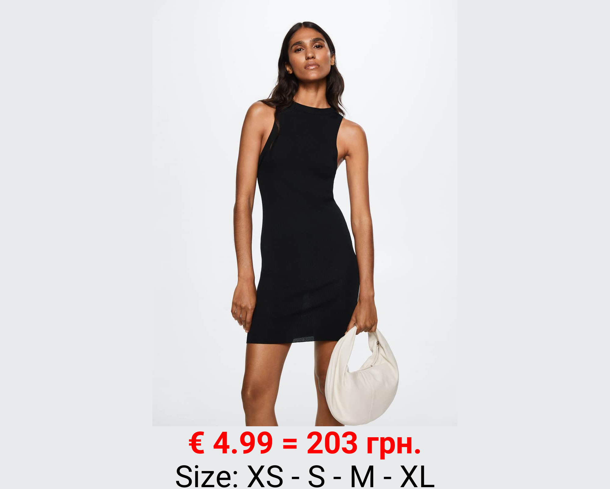 Vestido punto canalé