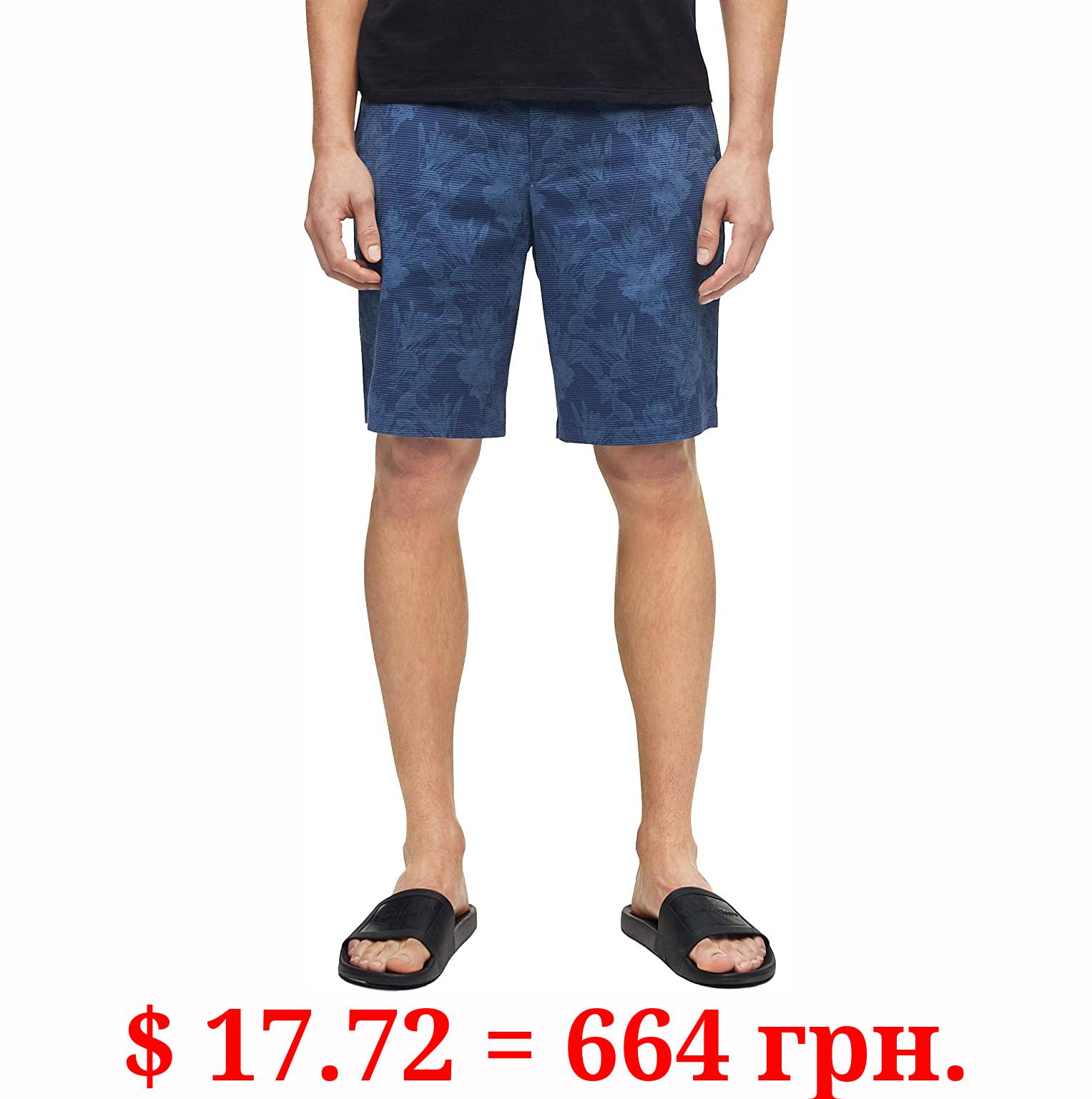 Calvin Klein Men's Casual Twill Print Shorts