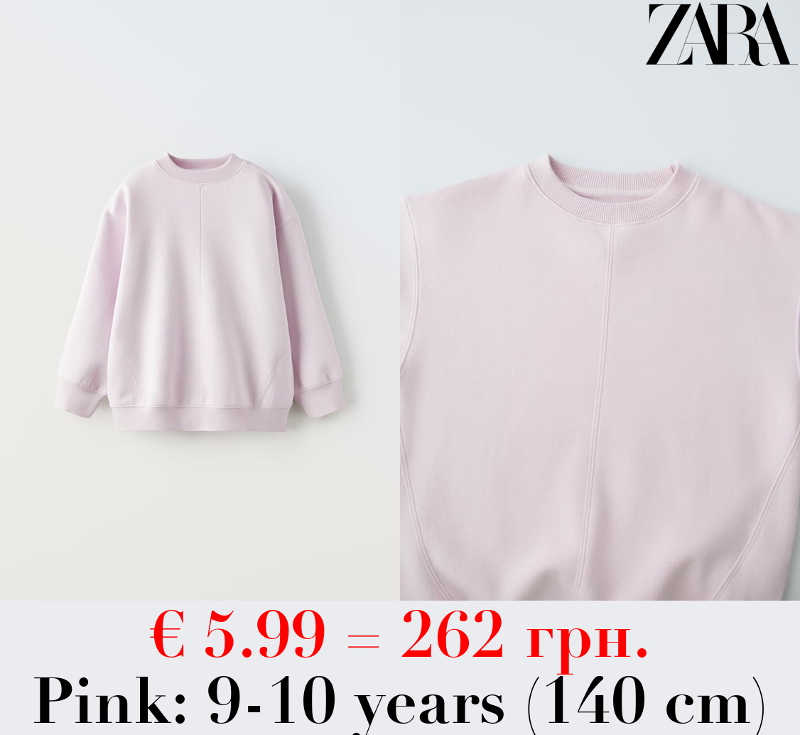 BASIC PLUSH SWEATSHIRT