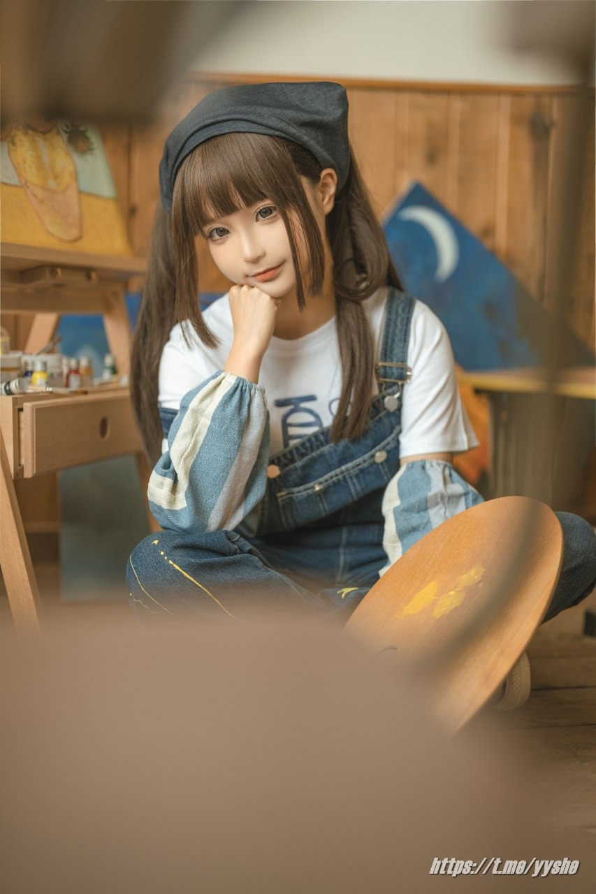 蠢沫沫 - 小画家 [110P] 47