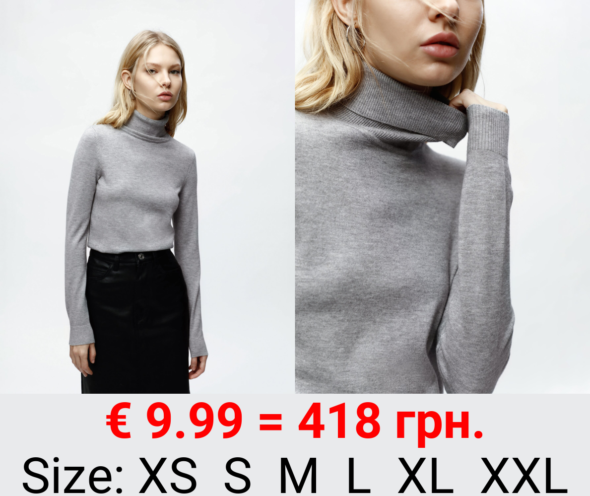 Turtleneck sweater