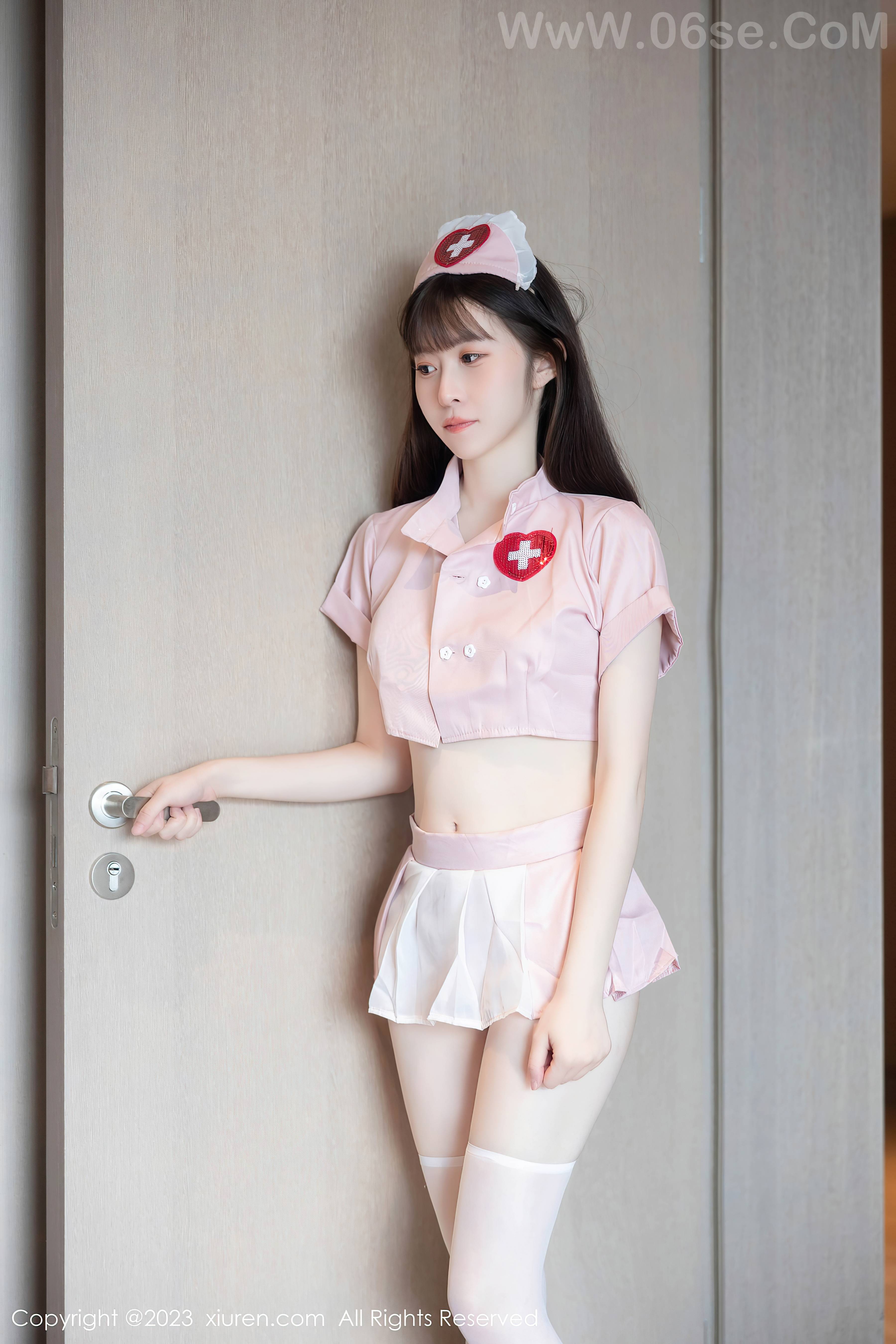 图片[3]-[XiuRen秀人网] 2023.07.17 NO.7090 林悠悠 护士服 [79+1P693M]-六色网