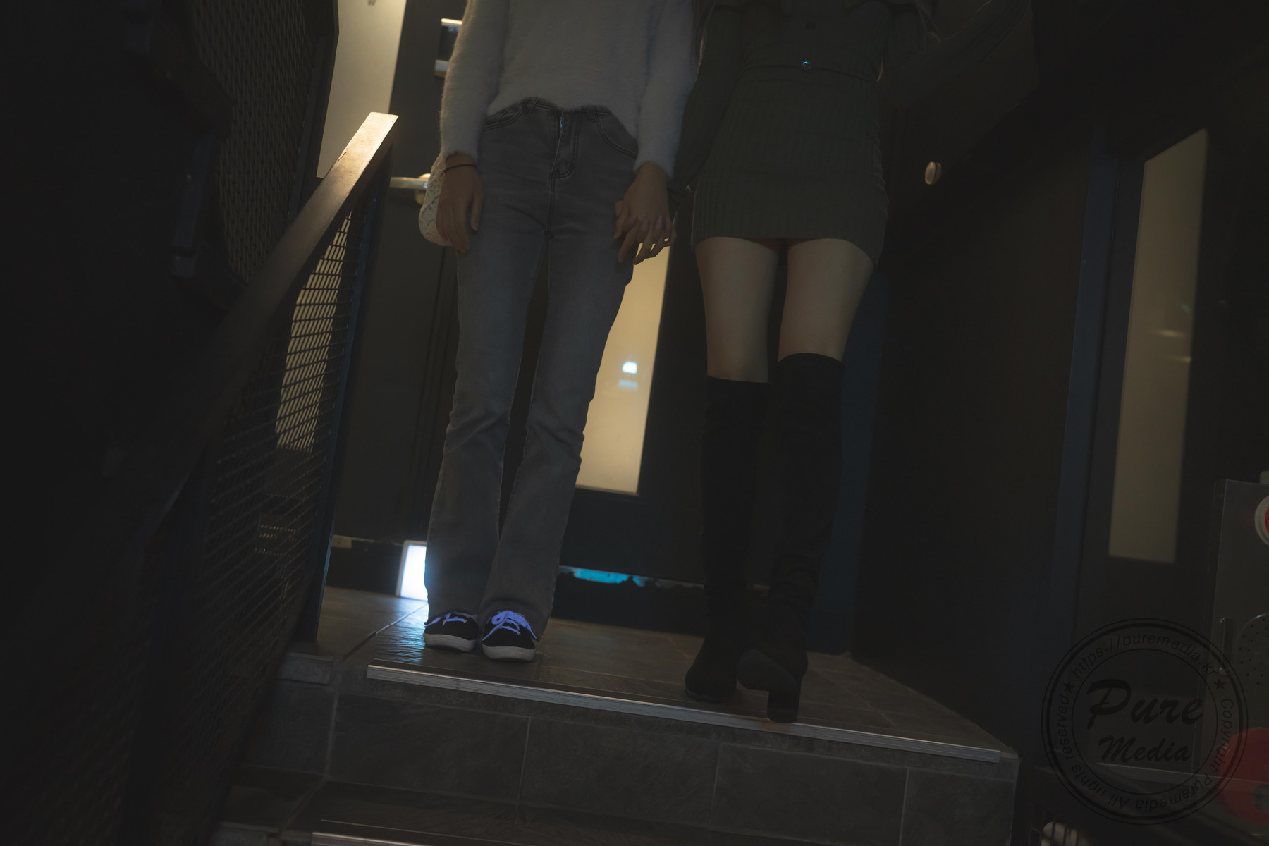 Hina 히나, [PURE MEDIA] Vol.267 Black Out Slutty Girl Set.02 8