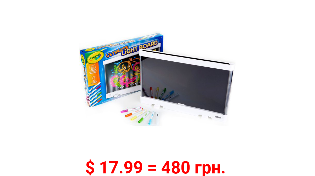 Crayola Ultimate Light Board Drawing Tablet Coloring Set, Gift for Girls & Boys