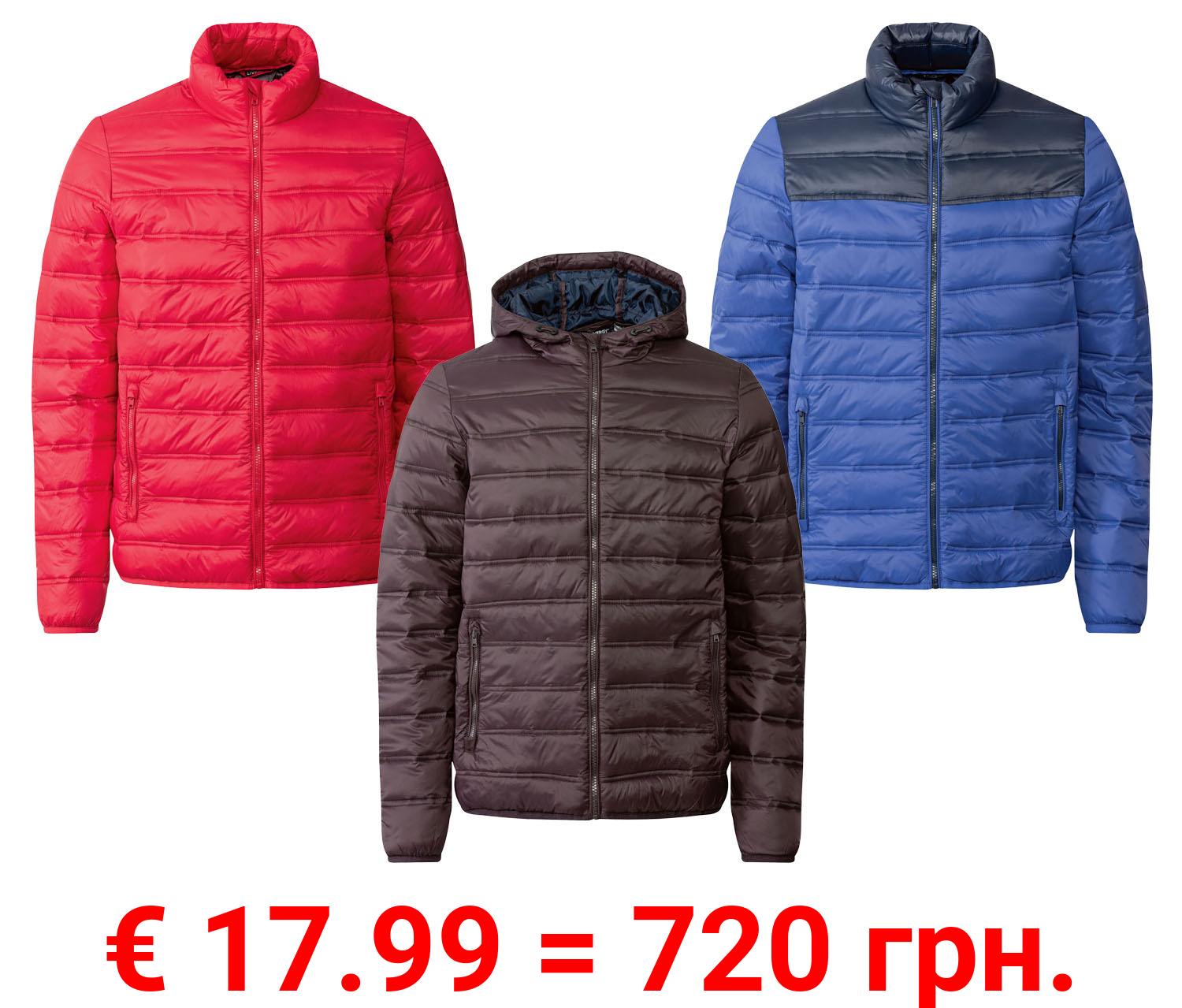 LIVERGY® Herren Jacke, ultraleicht und warm