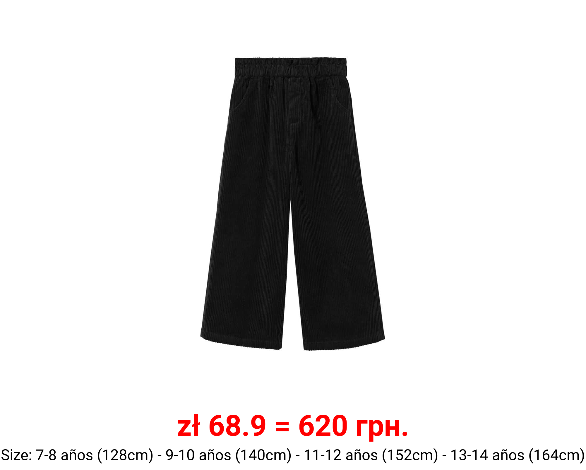Pantalón pana culotte